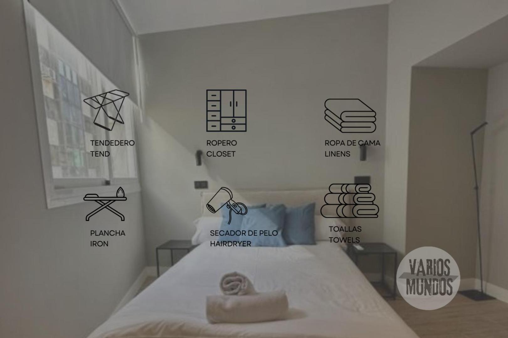מדריד Central Apt De 2Hab Para 5Pax En Calle Silva E2 מראה חיצוני תמונה